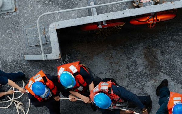 IKE conducts anchor drop test