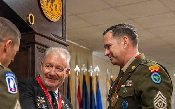 Sergeant Morales Induction Ceremony USAG-Italy