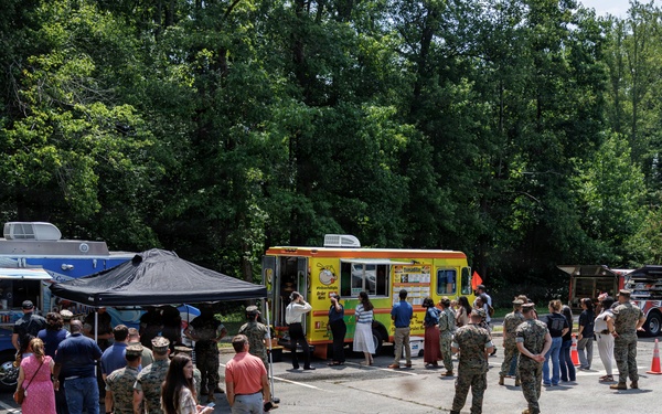 MCB Quantico holds Grand Opening for Bites on Site Food Trucks