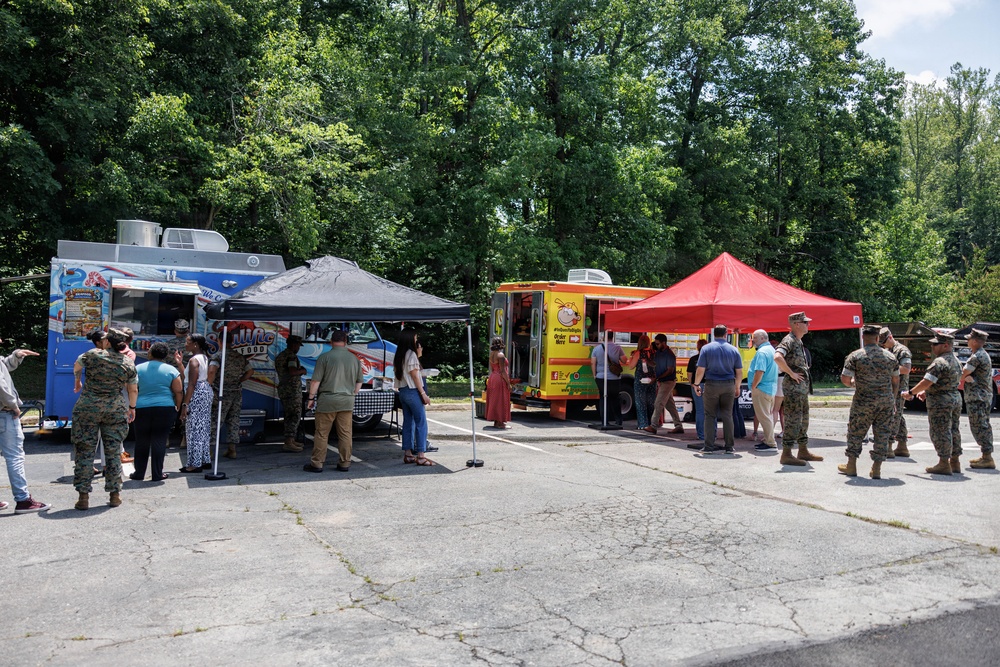 MCB Quantico holds Grand Opening for Bites on Site Food Trucks