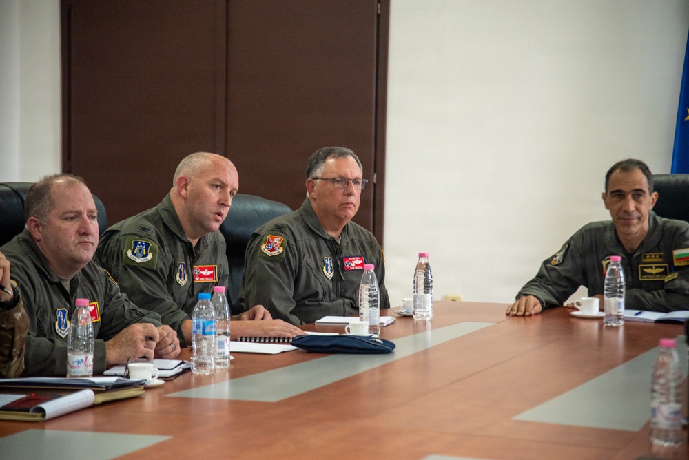 Tennessee Air National Guard Leaders Visit Bulgaria's 3rd Air Base