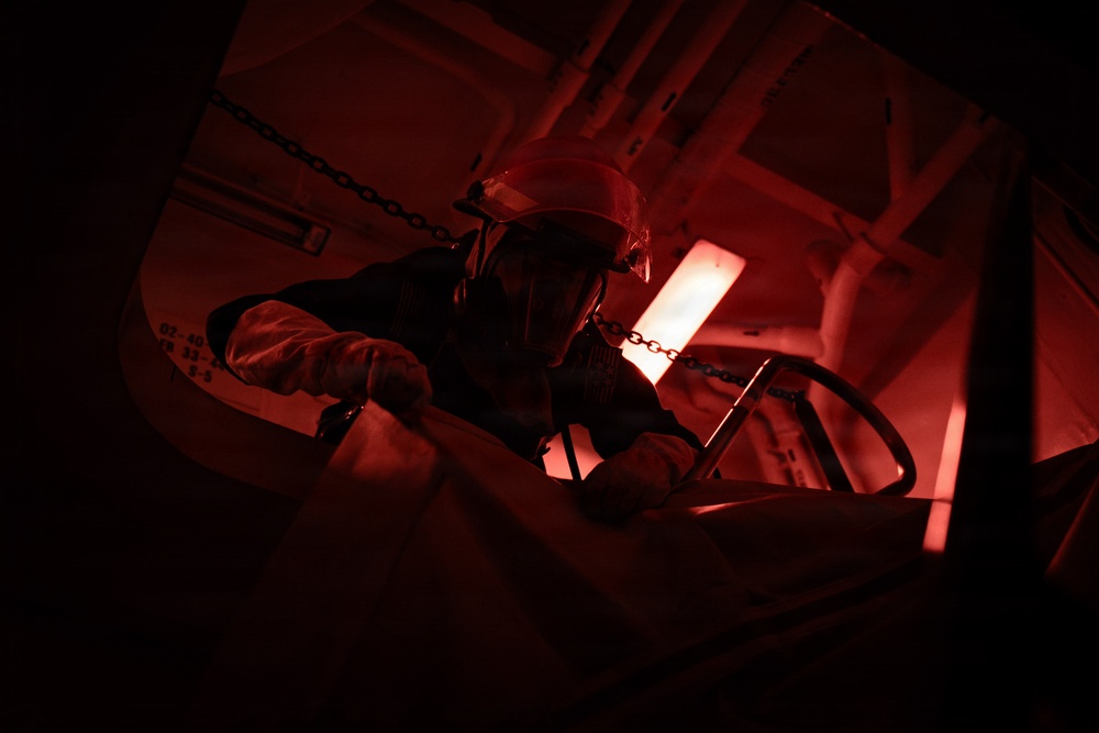 IKE conducts general quarters drill