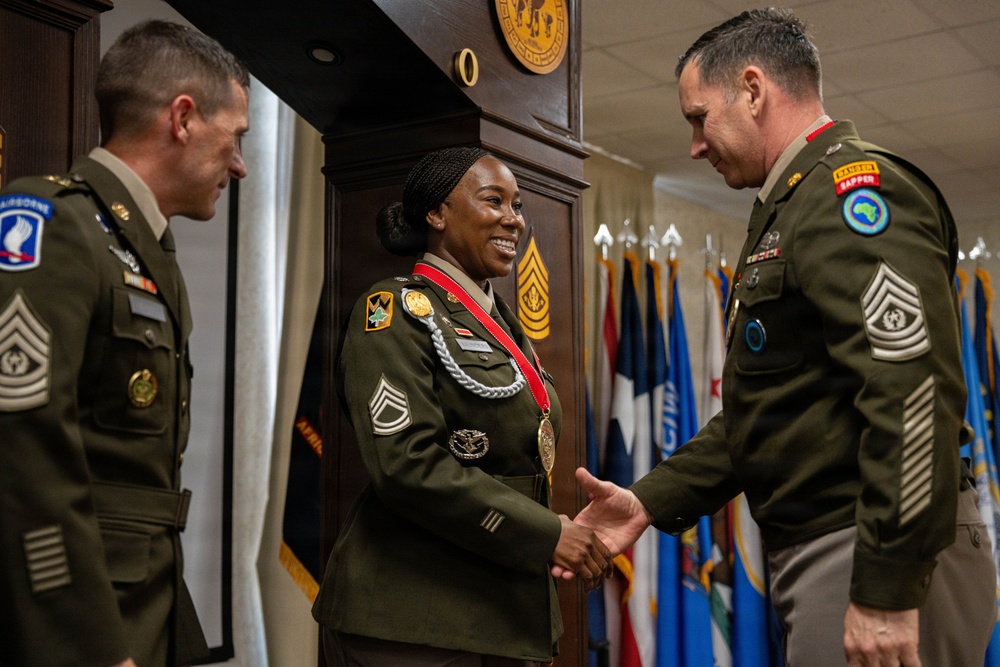 Sergeant Morales Induction Ceremony