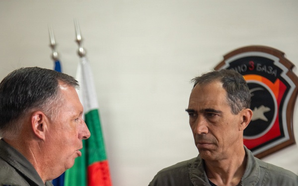 Tennessee Air National Guard Leaders Visit Bulgaria's 3rd Air Base