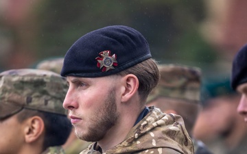 U.S. Army and NATO Soldiers participate in the celebration of 32nd anniversary of the 15th Giżycko Mechanized Brigade in Poland