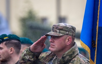 U.S. Army and NATO Soldiers participate in the celebration of 32nd anniversary of the 15th Giżycko Mechanized Brigade in Poland