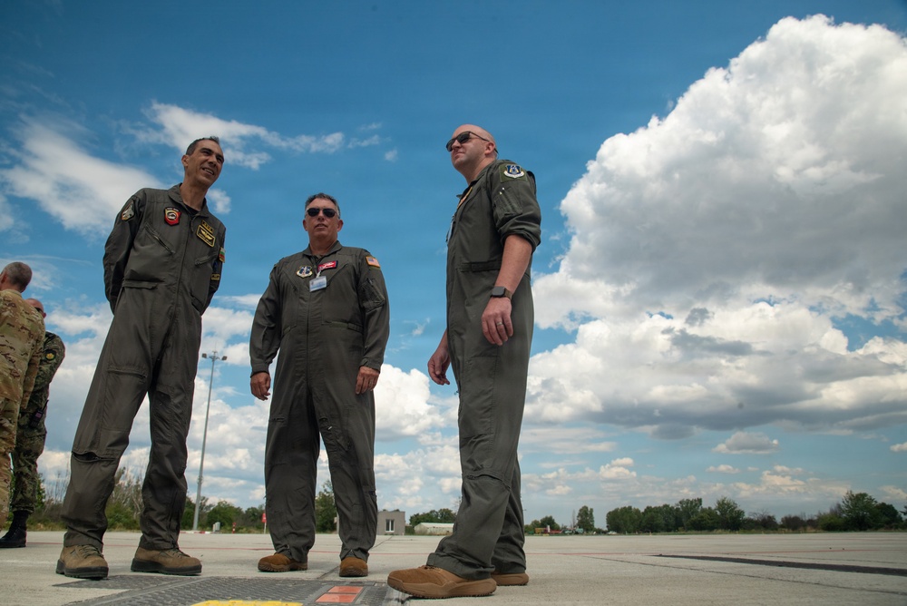 Tennessee Air National Guard Leaders Visit Bulgaria's 3rd Air Base