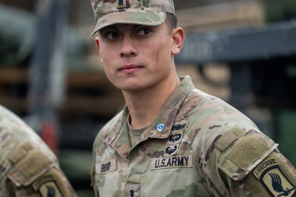 1st Lt. William Bishop earns Norwegian Foot March gold badge