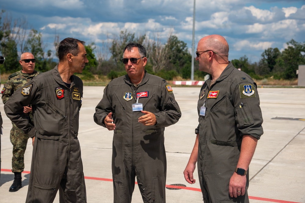 Tennessee Air National Guard Leaders Visit Bulgaria's 3rd Air Base