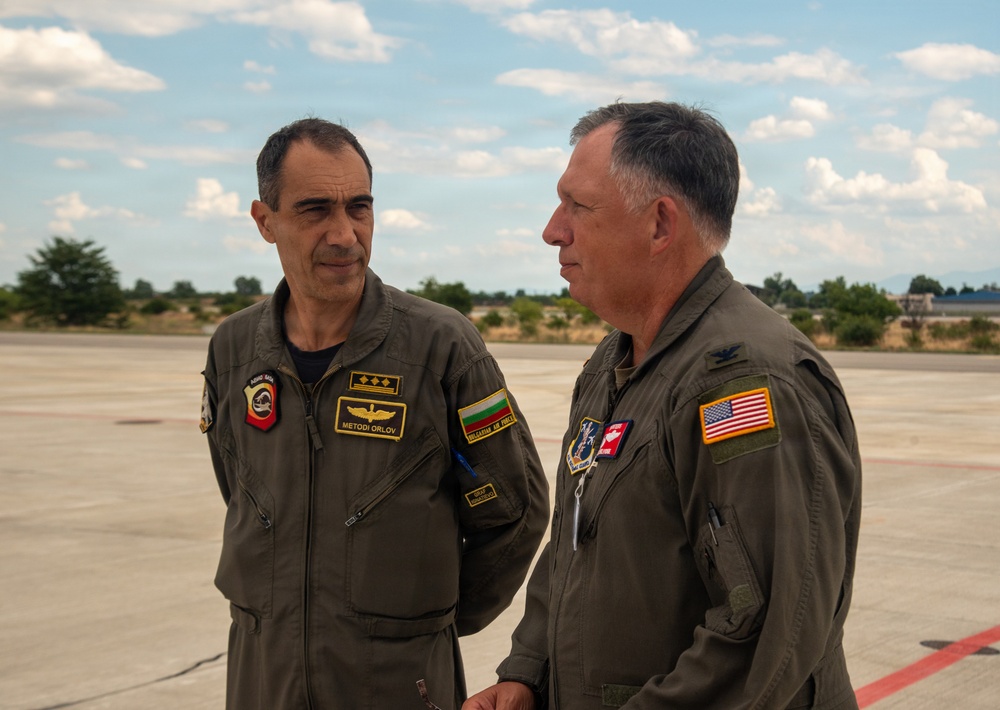 Tennessee Air National Guard Leaders Visit Bulgaria's 3rd Air Base