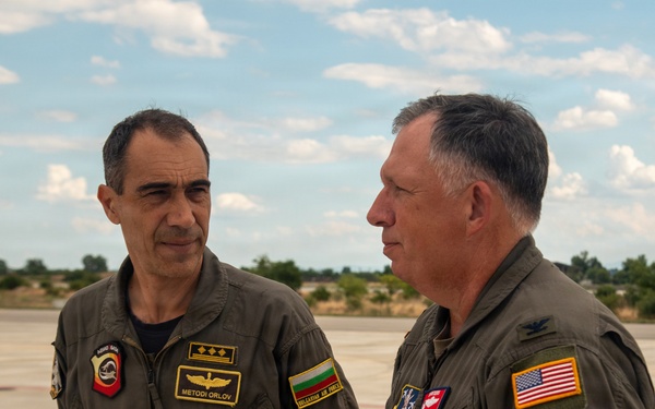 Tennessee Air National Guard Leaders Visit Bulgaria's 3rd Air Base