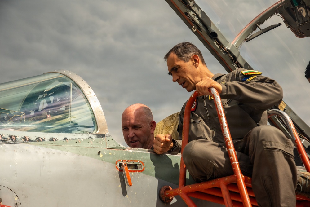 Tennessee Air National Guard Leaders Visit Bulgaria's 3rd Air Base