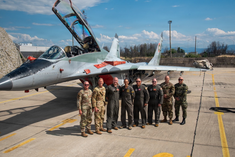 Tennessee Air National Guard Leaders Visit Bulgaria's 3rd Air Base