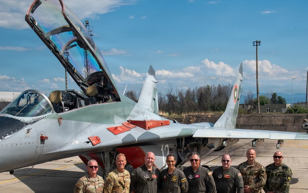 Tennessee Air National Guard Leaders Visit Bulgaria's 3rd Air Base