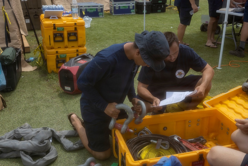 U.S. Department of State’s U.S. Urban Search and Rescue team conducts Demobilization