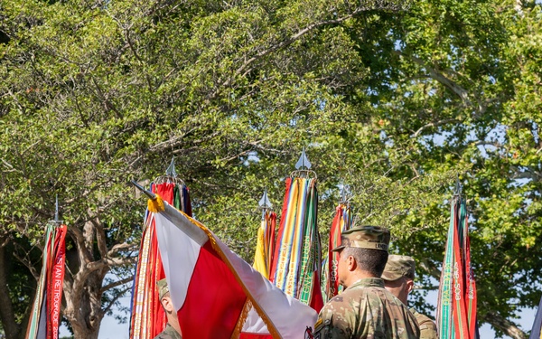 First Army Division East and First Army Division West Color Casing Ceremony and Deactivation