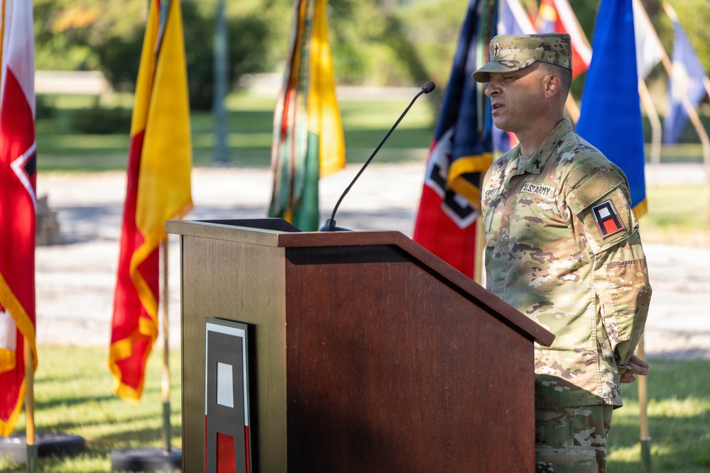 First Army Division East and First Army Division West Color Casing Ceremony and Deactivation