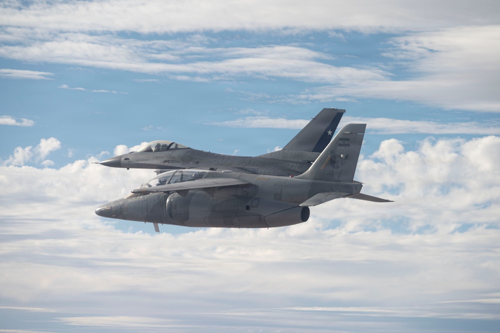 49th Wing F-16s integrate with partner nations during Exercise Salitre 2026