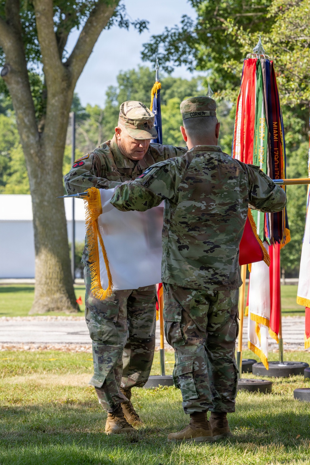 First Army Division East and First Army Division West Color Casing Ceremony and Deactivation