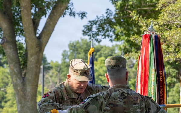 First Army Division East and First Army Division West Color Casing Ceremony and Deactivation