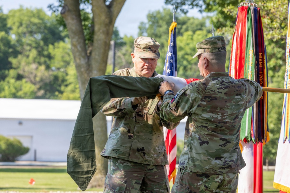 First Army Division East and First Army Division West Color Casing Ceremony and Deactivation