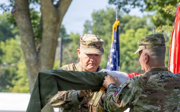 First Army Division East and First Army Division West Color Casing Ceremony and Deactivation