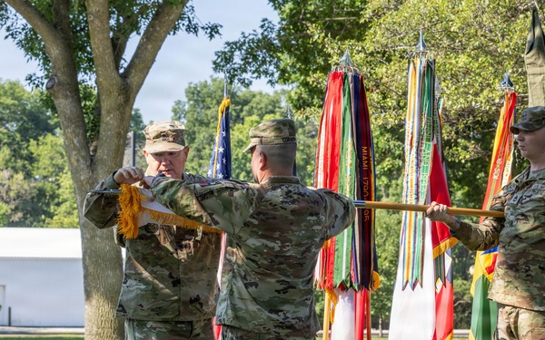 First Army Division East and First Army Division West Color Casing Ceremony and Deactivation