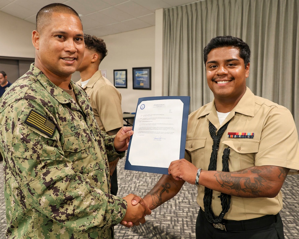 NSA Panama City Frocks Newest 2nd Class Petty Officers