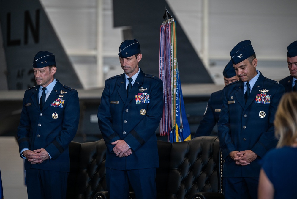 48 FW change of command ceremony