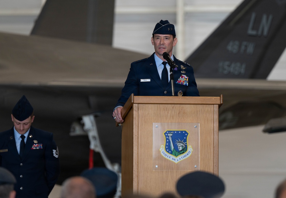 48 FW change of command ceremony