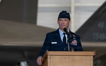 48 FW change of command ceremony