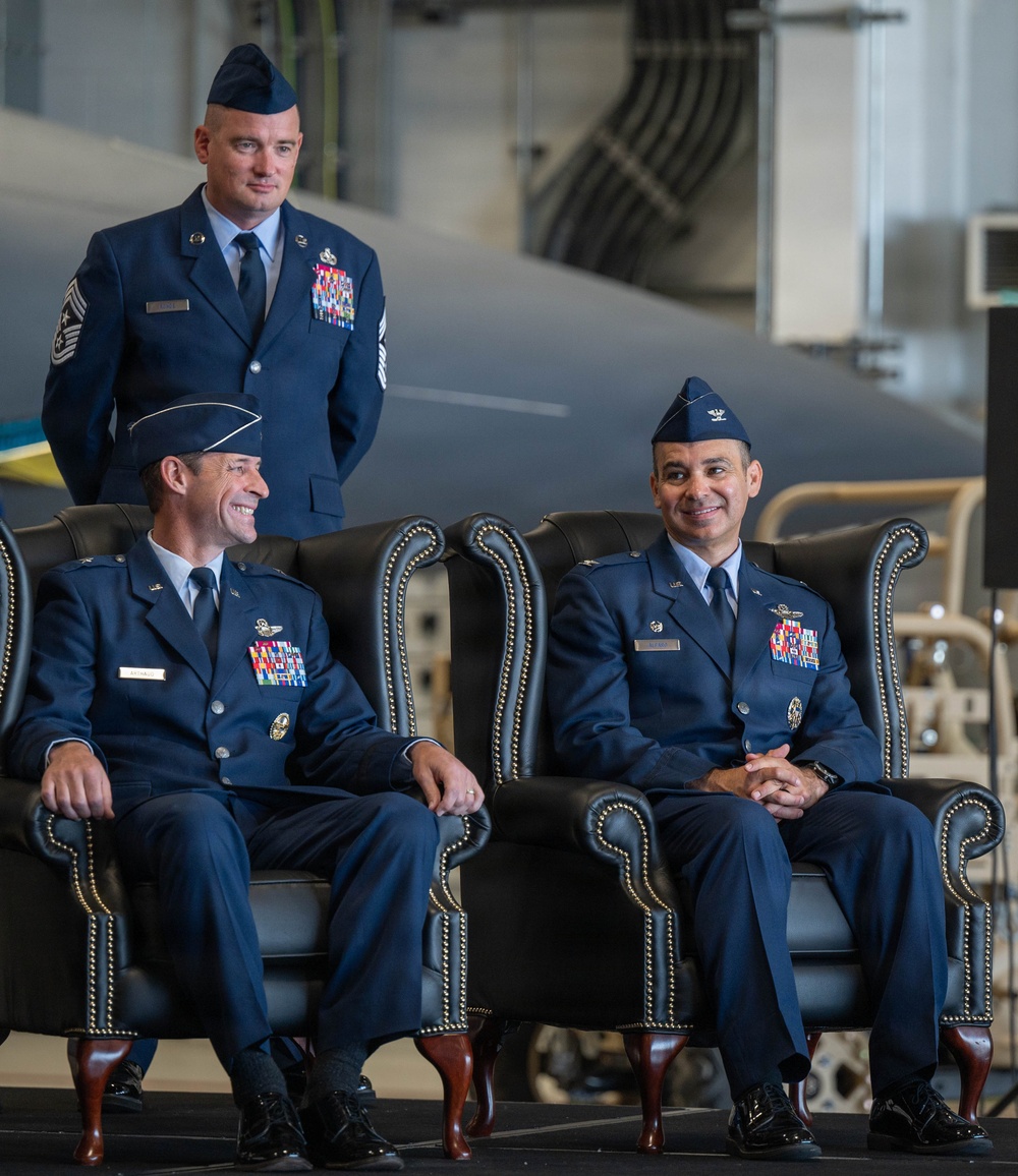 48 FW change of command ceremony