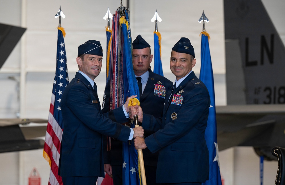 48 FW change of command ceremony