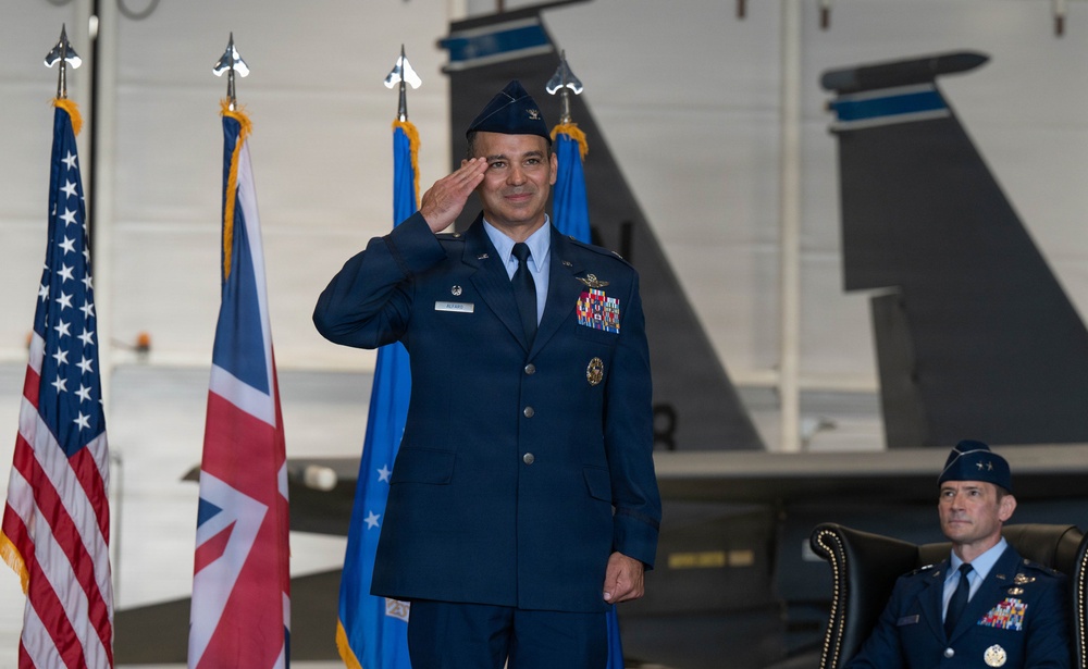 48 FW change of command ceremony