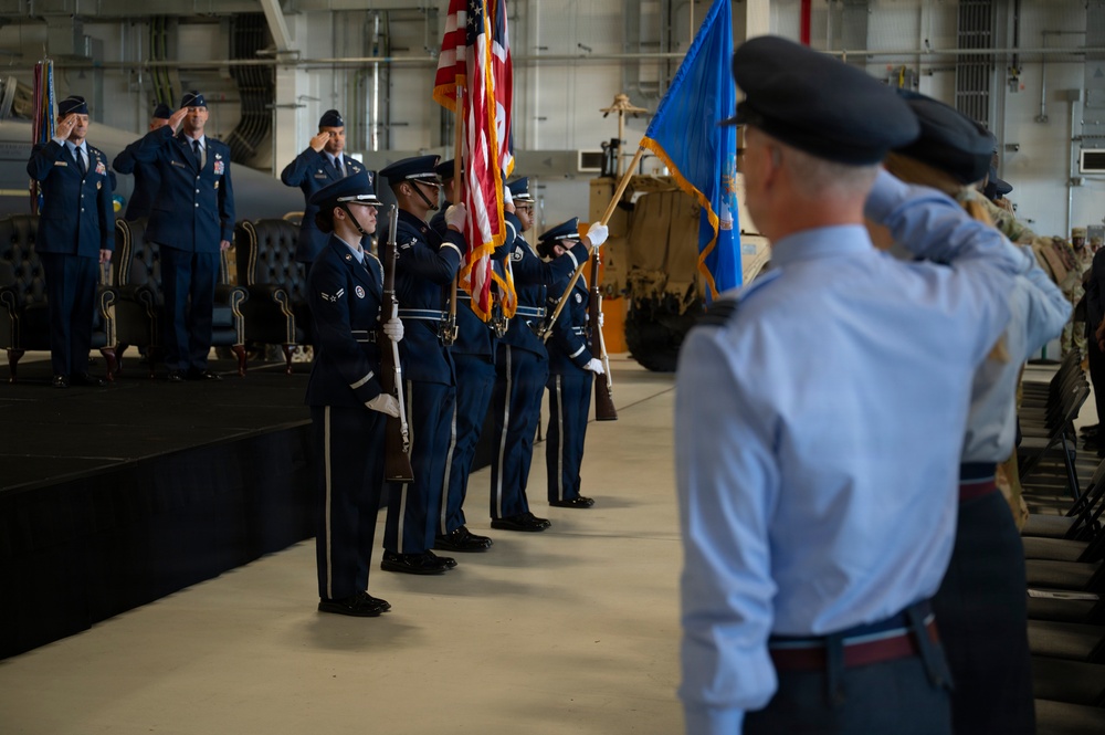 48 FW change of command ceremony