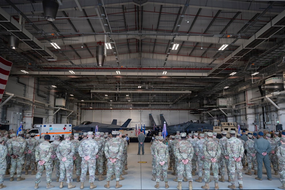 48 FW change of command ceremony