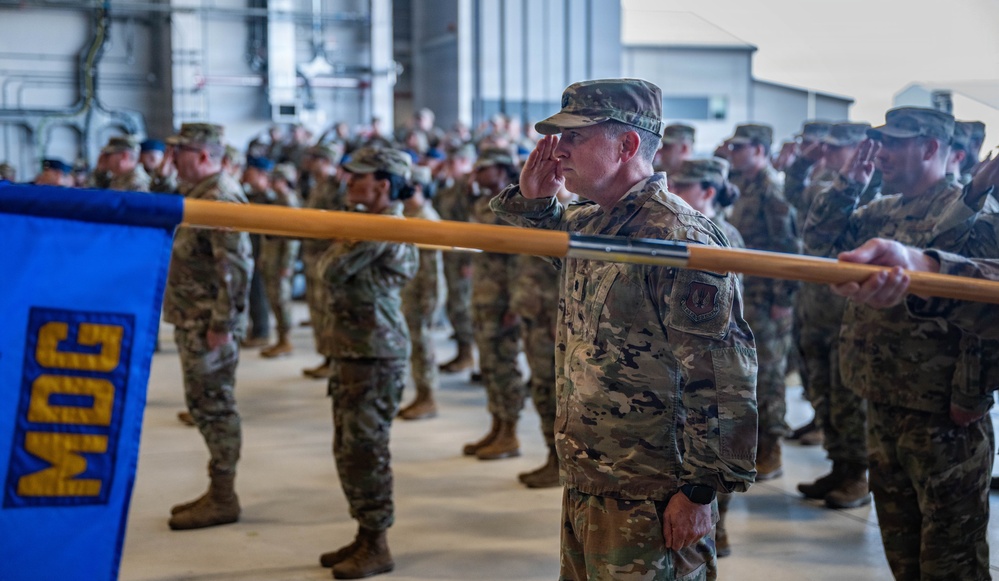 48 FW change of command ceremony