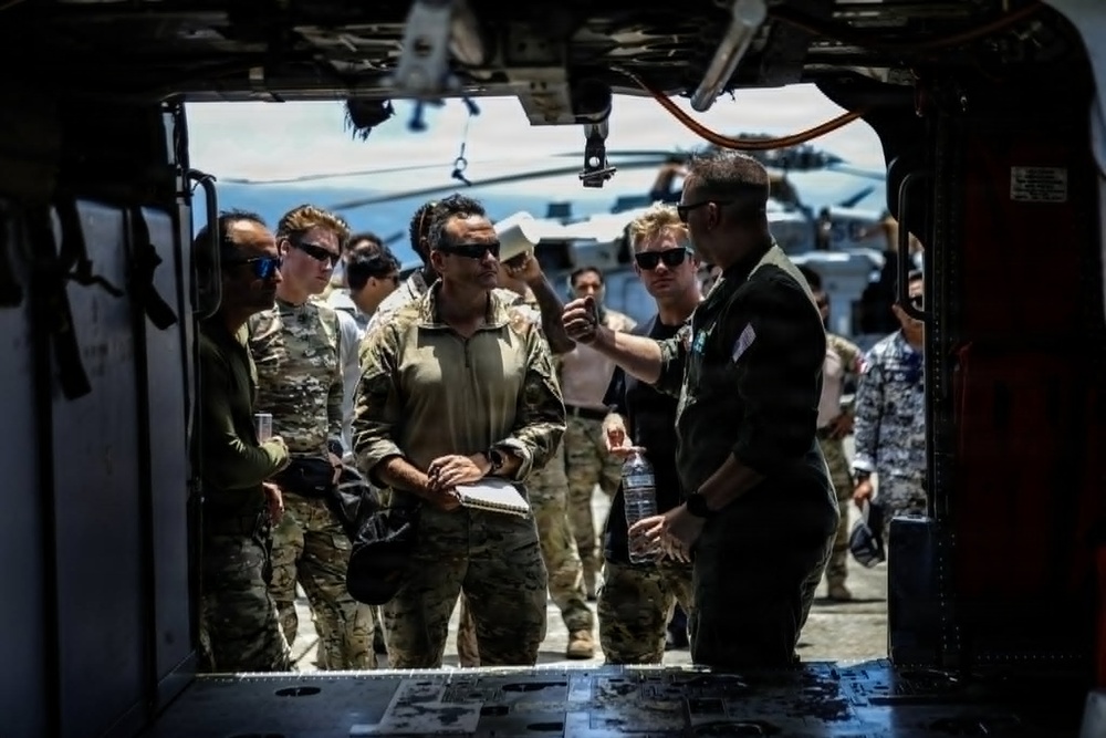 Philippine Coast Guard participates in multinational rappelling and fast rope training during RIMPAC 2026