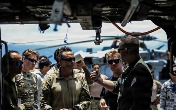 Philippine Coast Guard participates in multinational rappelling and fast rope training during RIMPAC 2026
