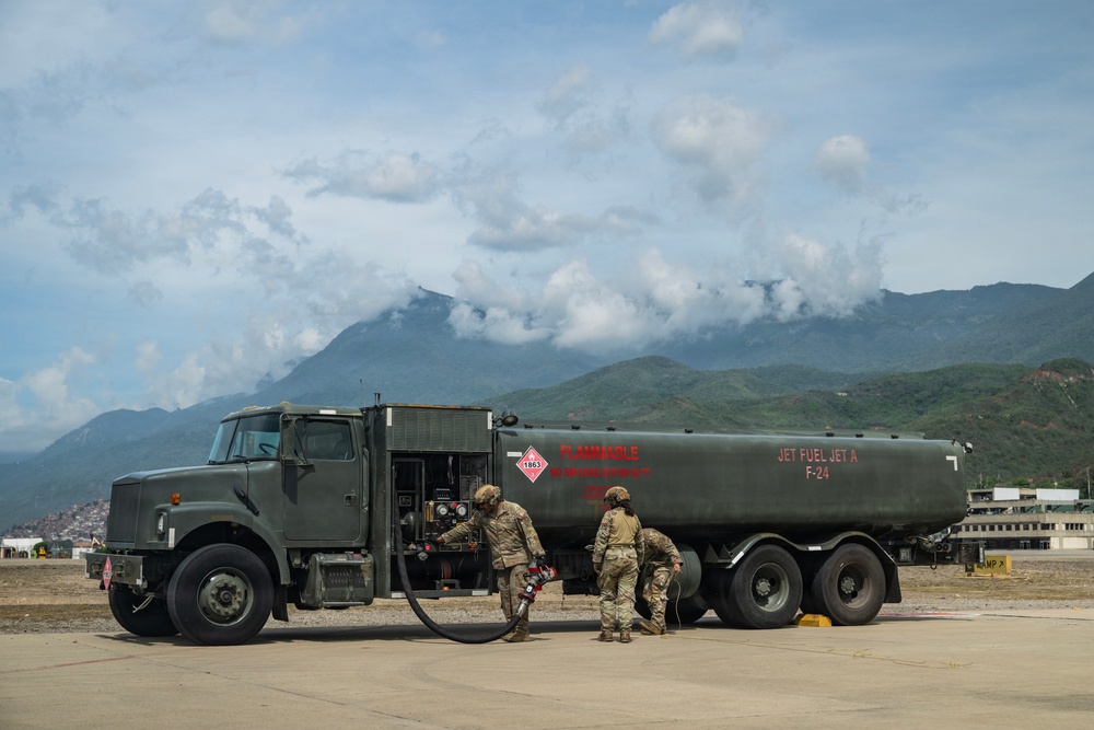 CRE Conducts CH-47 Refueling Operations