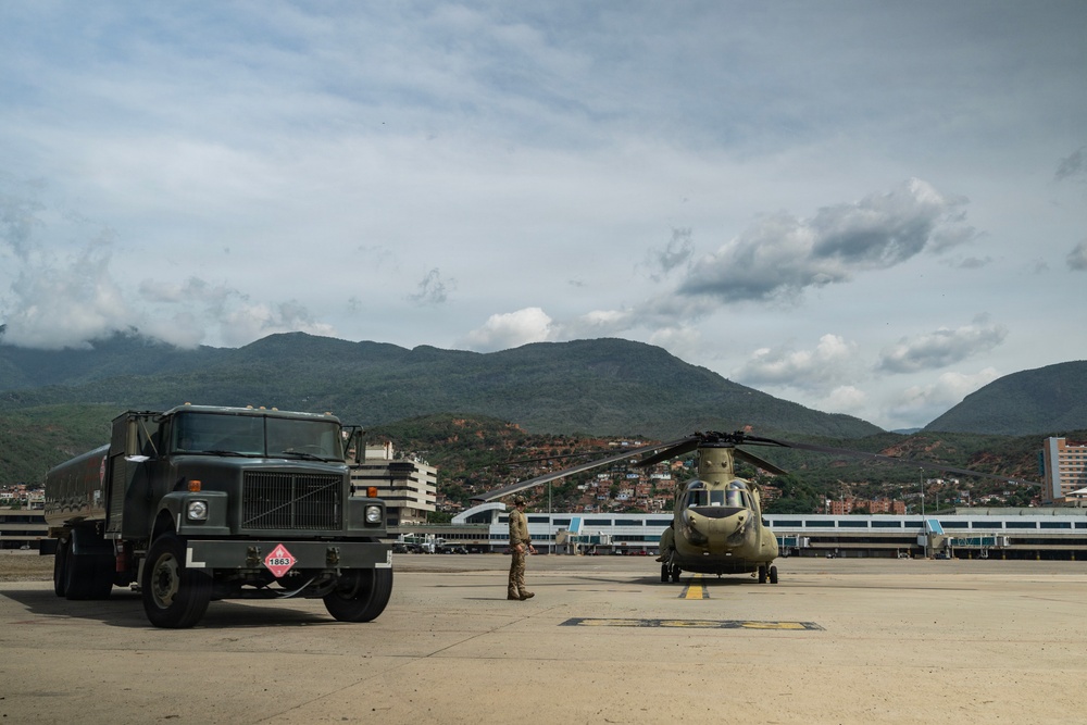 CRE Conducts CH-47 Refueling Operations