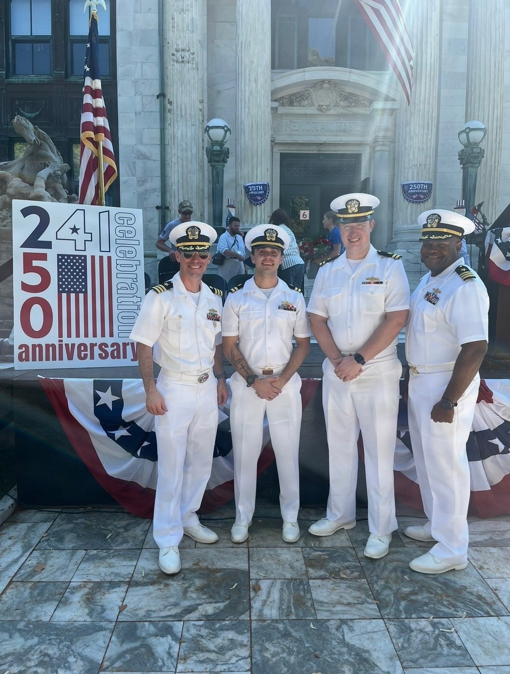 USS Wichita Visits Bristol, R.I. for America's 250th Birthday