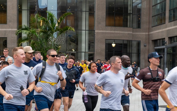 Coast Guard Participates in Freedom 250 Run During Sail250