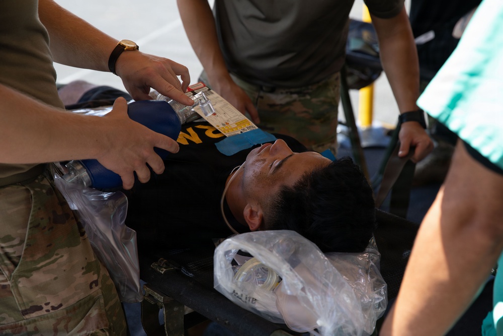 RIMPAC participants practice emergency medical response