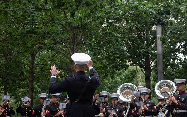 Military Bands Perform at 9/11 Memorial During Sail250
