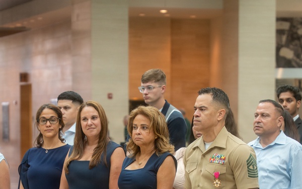 Master Gunnery Sgt. Israel Semanat’s Retirement Ceremony
