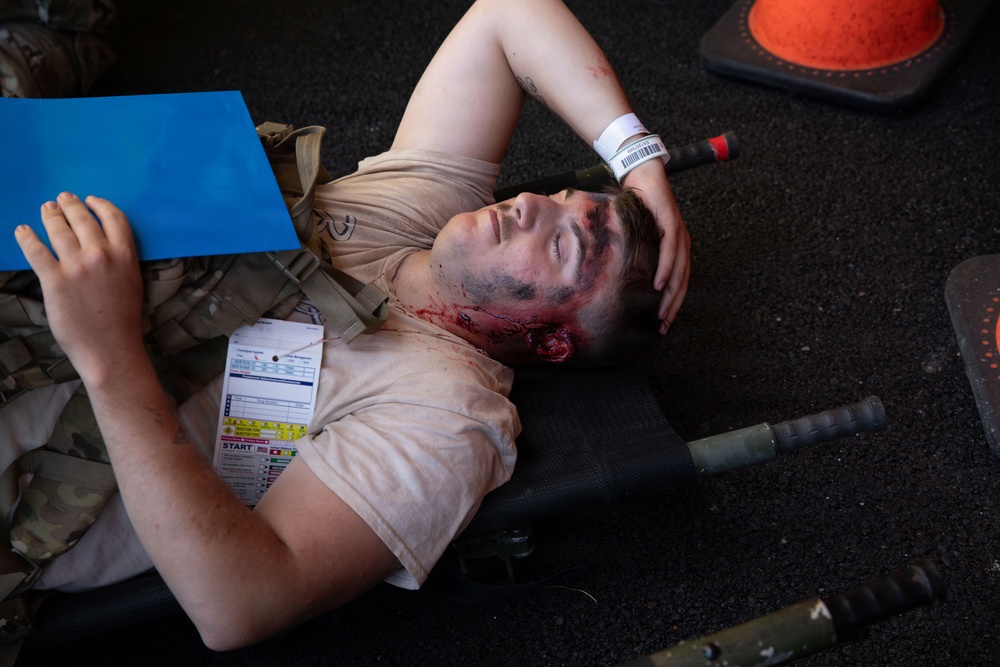 RIMPAC participants practice emergency medical response