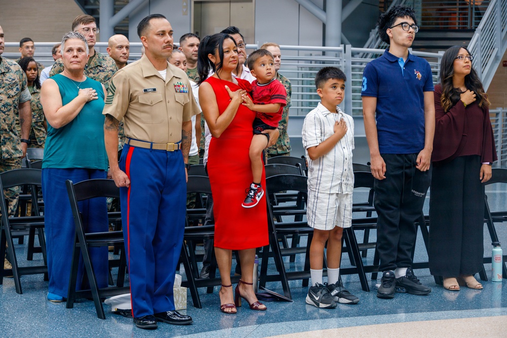Master Gunnery Sgt. Gabriel Torres’s Retirement Ceremony