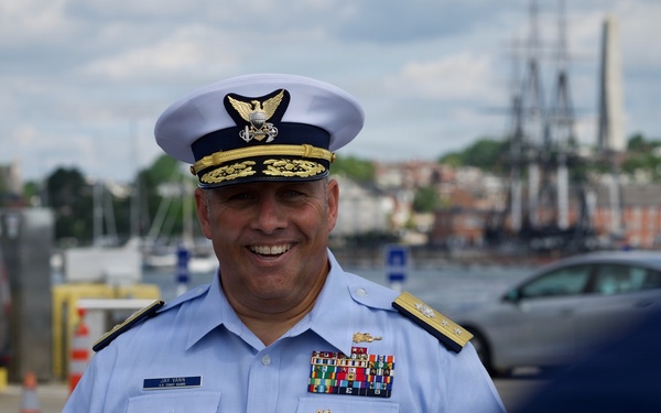 Deputy Commander, Coast Guard Atlantic Area visits Coast Guard Base Boston in support of Sail 250
