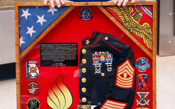Master Gunnery Sgt. Gabriel Torres’s Retirement Ceremony